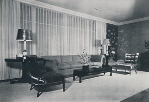 Ein von Lord & Taylor aus New York eingerichtetes Zimmer, 1942 von Unbekannt