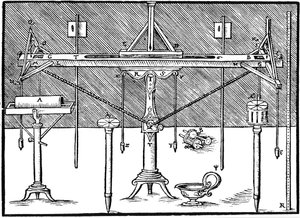 Ein Nivelliergerät, 1547 von Unbekannt