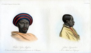 Abessinische Porträts, 1848 von Unbekannt