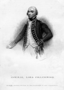 Admiral Cuthbert Collingwood 1750-1810, 1. Baron Collingwood, 1837 von Unbekannt