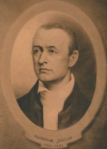 Adoniram Judson, Jr., amerikanischer Kongregationalist und später baptistischer Missionar von Unbekannt