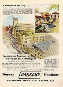Werbung für Barkers of Kensington, 1951 von Unbekannt