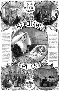 Werbung für Beechams Pills, 1887 von Unbekannt