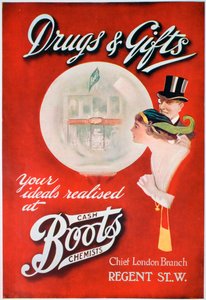 Werbung für Boots the Chemists