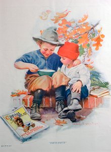 Werbung für Cream of Wheat, amerikanisches heißes Frühstücksgetreide, 1923