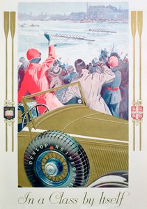 Werbung für Dunlop-Reifen, 1932 von Unbekannt