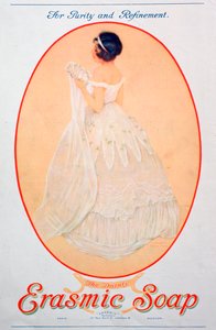 Werbung für Erasmic-Seife, 1920 von Unbekannt