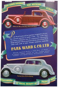 Werbung für Park Ward und Co Karosseriebau, 1937