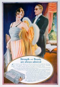 Werbung für Sargol Körperformung, 1921