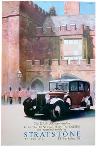 Werbung für Stratstone-Autohändler, 1935 von Unbekannt