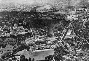 Luftaufnahme des Buckingham Palace, London, 1926-1927 von Unbekannt