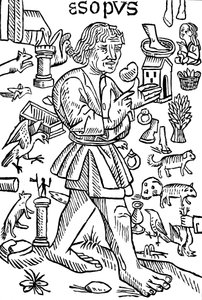 Äsop, griechischer Fabeldichter, um 1480