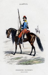 Afrikanische Leichte Kavallerie, Französische Armee in Algerien