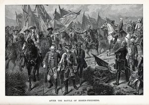 Nach der Schlacht von Hohenfriedberg, 1882 von Unbekannt