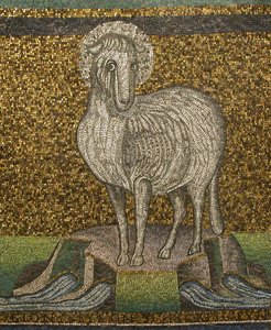 Agnus Dei, Byzantinisch, frühes 20. Jahrhundert, Original aus dem 6. Jahrhundert von Unbekannt