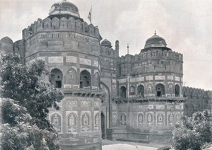 Agra. Das Delhi-Tor der Festung, ca. 1910