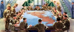 Luftschutzmaßnahmen, Zigarettenkarte, britisch von Unbekannt