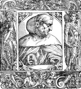 Albertus Magnus ca. 1200-1280, deutschstämmiger Dominikanermönch, 16. Jahrhundert von Unbekannt