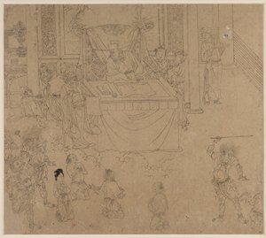 Album mit daoistischen und buddhistischen Themen: Könige der Hölle: Blatt 35, 1200er