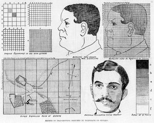 Alexander Glens Faksimile-Telegraphensystem, 1886