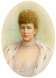 Alexandra, Königin-Gemahlin von König Edward VII. des Vereinigten Königreichs, 1905 von Unbekannt