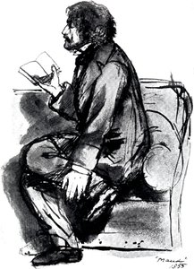 Alfred Tennyson, 1. Baron Tennyson, englischer Dichter von Unbekannt