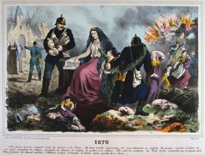 Allegorie Frankreichs von 1870, Deutsch-Französischer Krieg, 1870-1871 von Unbekannt