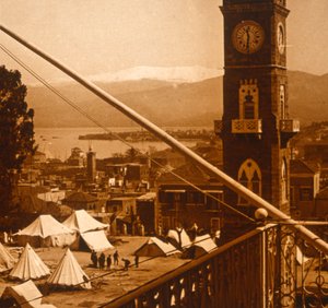 Alliiertes Lager, Thessaloniki, Griechenland, um 1914-1918 von Unbekannt
