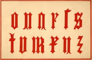 Alphabet, archaische Buchstaben, Kleinbuchstaben