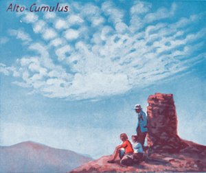 Alto-Cumulus - Ein Dutzend der wichtigsten Wolkenformen am Himmel, 1935