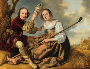 Amaryllis und Mirtillo, 1640er Jahre