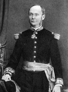 Amédée Courbet, französischer Admiral, 1880