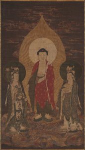 Amitabha-Triade, möglicherweise 1400er von Unbekannt