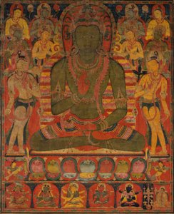 Amoghasiddhi, der Buddha des nördlichen Reinen Landes, ca. 1200-50