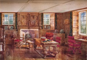Ein elisabethanisches Wohnzimmer von Unbekannt