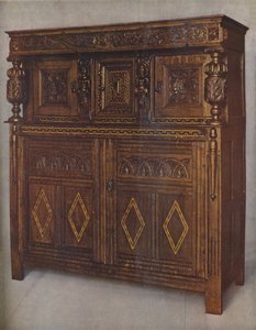 Eichenhofschrank aus der Regierungszeit von James I, um 1615, 1936 von Unbekannt