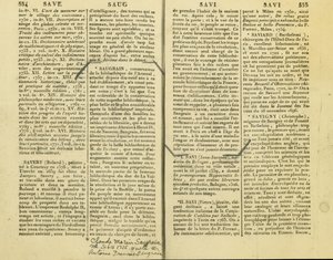 Ein Bericht über Claude Marin Saugrain, Onkel von Antoine Saugrain, 15. Februar 1735 von Unbekannt