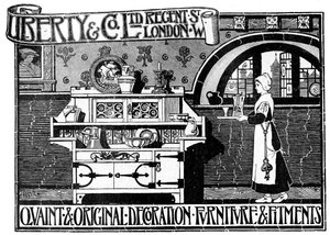 Eine Werbung für Liberty and Co Ltd, 1898 von Unbekannt