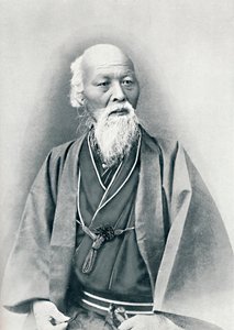 Ein alter japanischer Arzt in voller Tracht, 1902 von Unbekannt