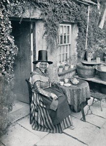 Eine alte walisische Frau, 1912 von Unbekannt