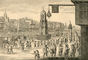 Alte Ansicht von Cheapside, 1897