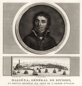 Andre Massena, Herzog von Rivoli, Divisionsgeneral, Oberbefehlshaber der Armee von Italien von Unbekannt