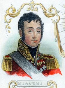 André Masséna, französischer Soldat, ca. 1830 von Unbekannt