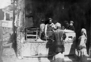 Arabischer Koch, Aleppo Straße, Bagdad, Irak, 1917-1919