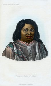 Araucano, Ureinwohner von Chile, 1848