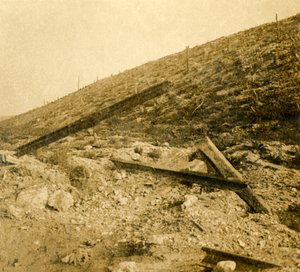 Gebiet um das Fort bei Douaumont, Nordfrankreich, um 1914-1918