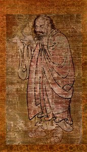 Arhat hält eine Reliquie, China, Song-Dynastie, ca. 960-1279, 1925