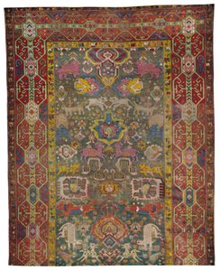 Armenischer Kouba-Teppich, Teil, 19. Jahrhundert, 1928 von Unbekannt