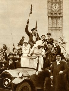 Waffenstillstandstag, London, 11. November 1918