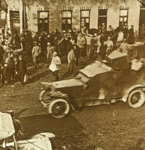 Gepanzertes Auto, Frankreich, ca. 1916-1918